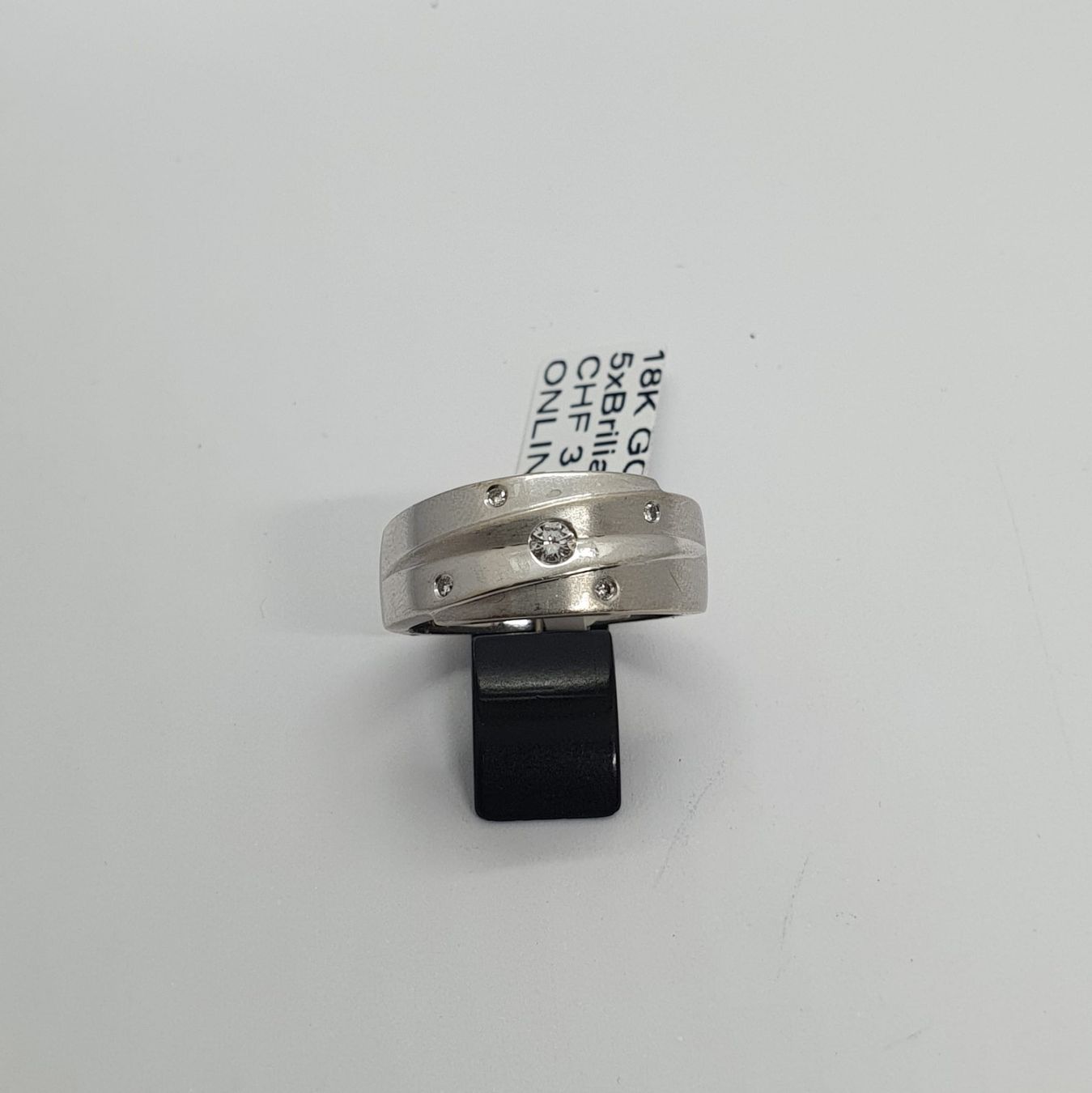 Anelli: Echt 18K Gold - Diamant Ring – Usato da Luzern venduto da Luzern-Goldhaus