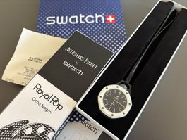 Swatch x Audemars Piguet OCHO NEGRO SSX03W101N Royal Pop Uhr