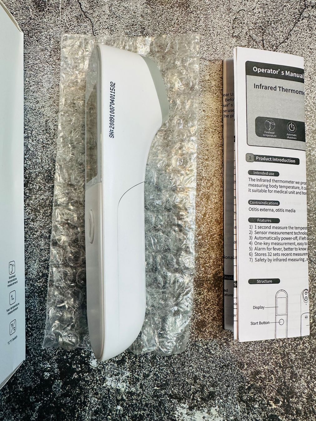 Medizinische Geräte: Thermometer Infrarotthermometer Körpertemperatur Messgerät – Neu und originalverpackt aus Balsthal von Menis-Shop2 7