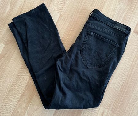 Jeans LEE Marion Straight schwarz W43 L33 Neuwertig