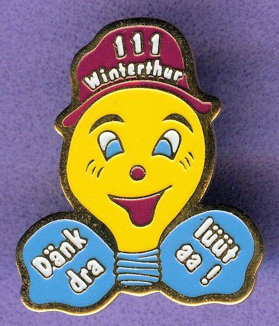 Placchette & Badge: PTT   WINTERTHUR  111 – Usato da Winterthur venduto da Sammleroase