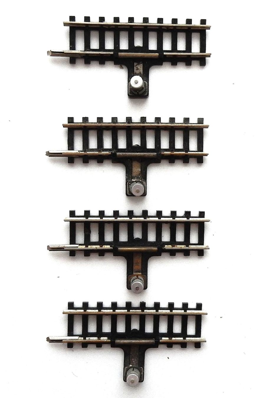4 Stück « Minitrix » Schaltgleis Nr. 4979 - Spur N (Gebraucht) in ...
