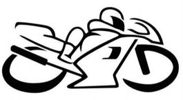 Motorrad  Aufkleber