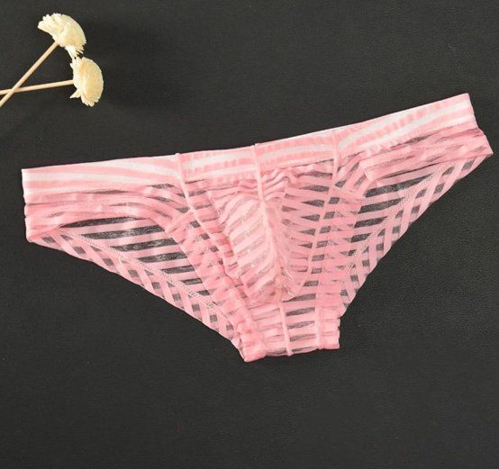 NEUER Herren Slip rosa durchschimmernd Gr. L 222378 Kaufen auf Ricardo
