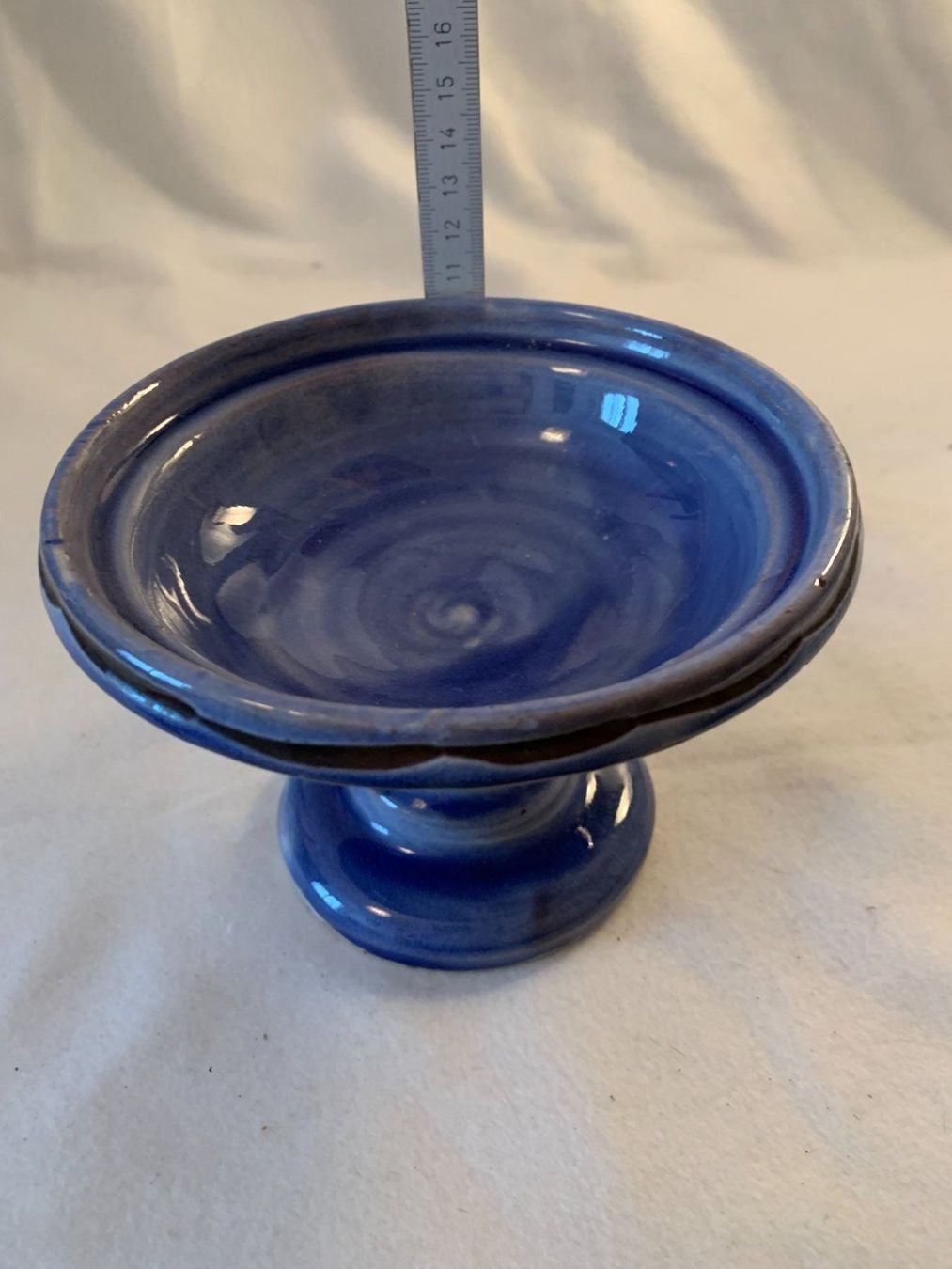 Schalen: Blaue Keramik Fruchtschale    A74 – Neu (gemäss Beschreibung) aus Schötz von amore14 7