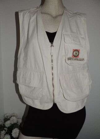 SCHÖNES GILET "ESPRIT DESERT" COTTON ADVENTURE STYLE L