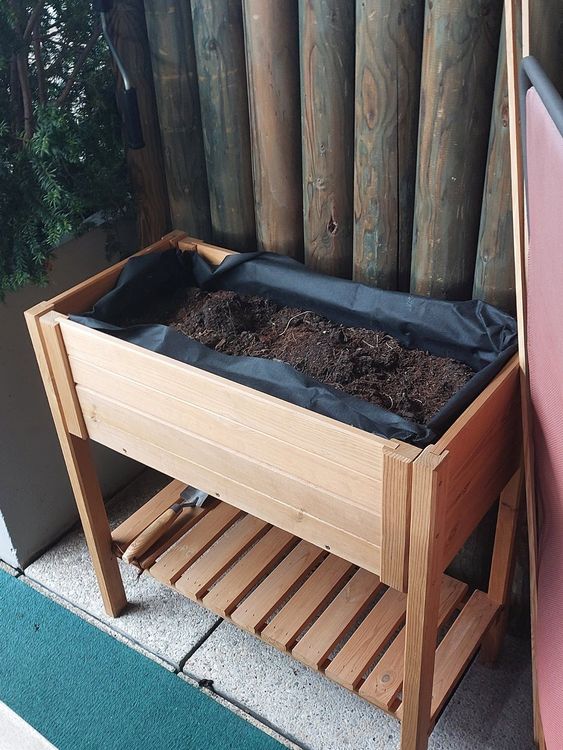 Hochbeet mit GeotextilEinsatz und Erde Kaufen auf Ricardo