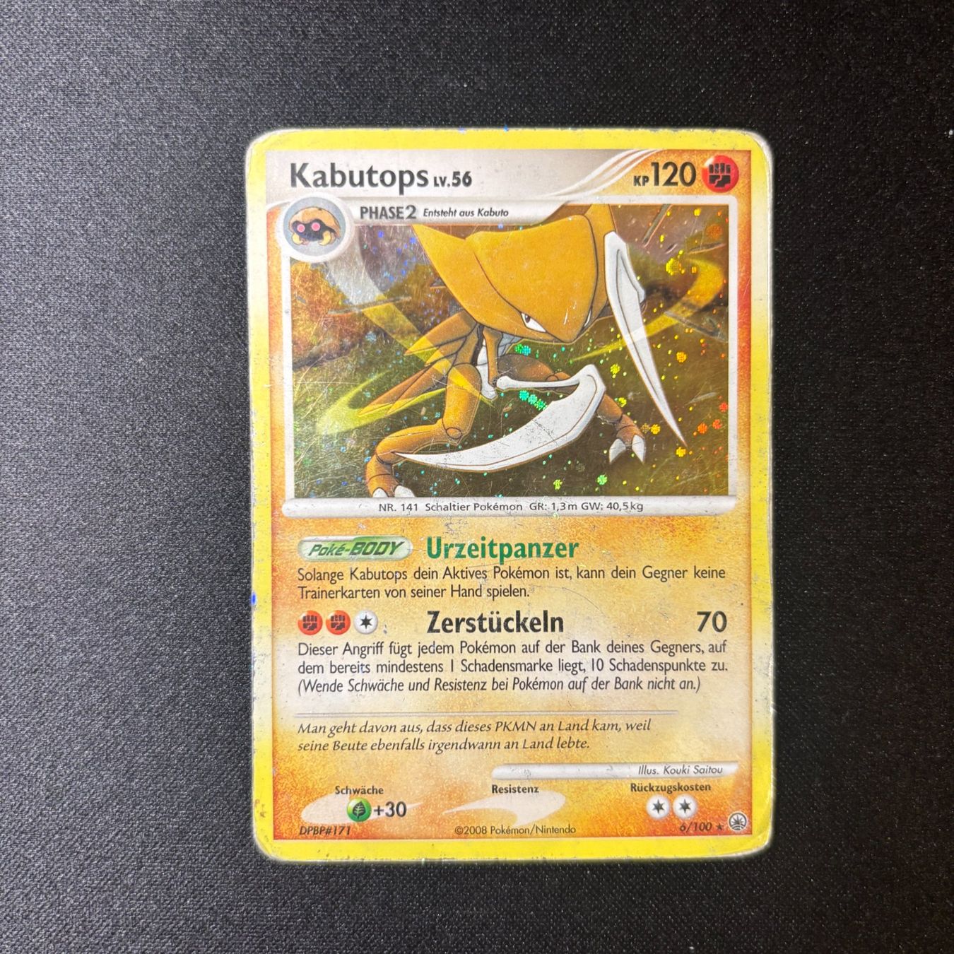 Pokémon Carte collezionabili: Pokémon - Kabutops LV. 56 - 6/100 – Usato da Ambrì venduto da Luk_wnr7