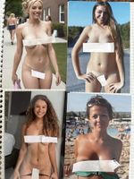 4 Fotos junge Frauen 