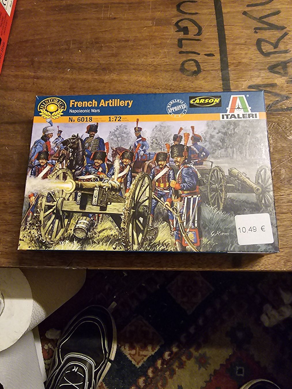 Italeri 6018 - Figuras Soldados De Artillería Franceses - Escala 1:72