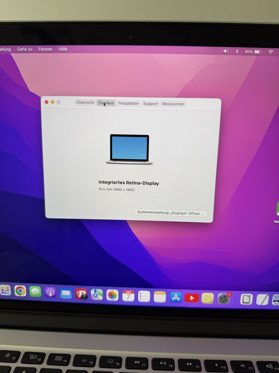 Apple Notebook: MacBook Pro Retina, 15-inch, Mid 2015 – Usato da Rüfenacht BE venduto da Users 7