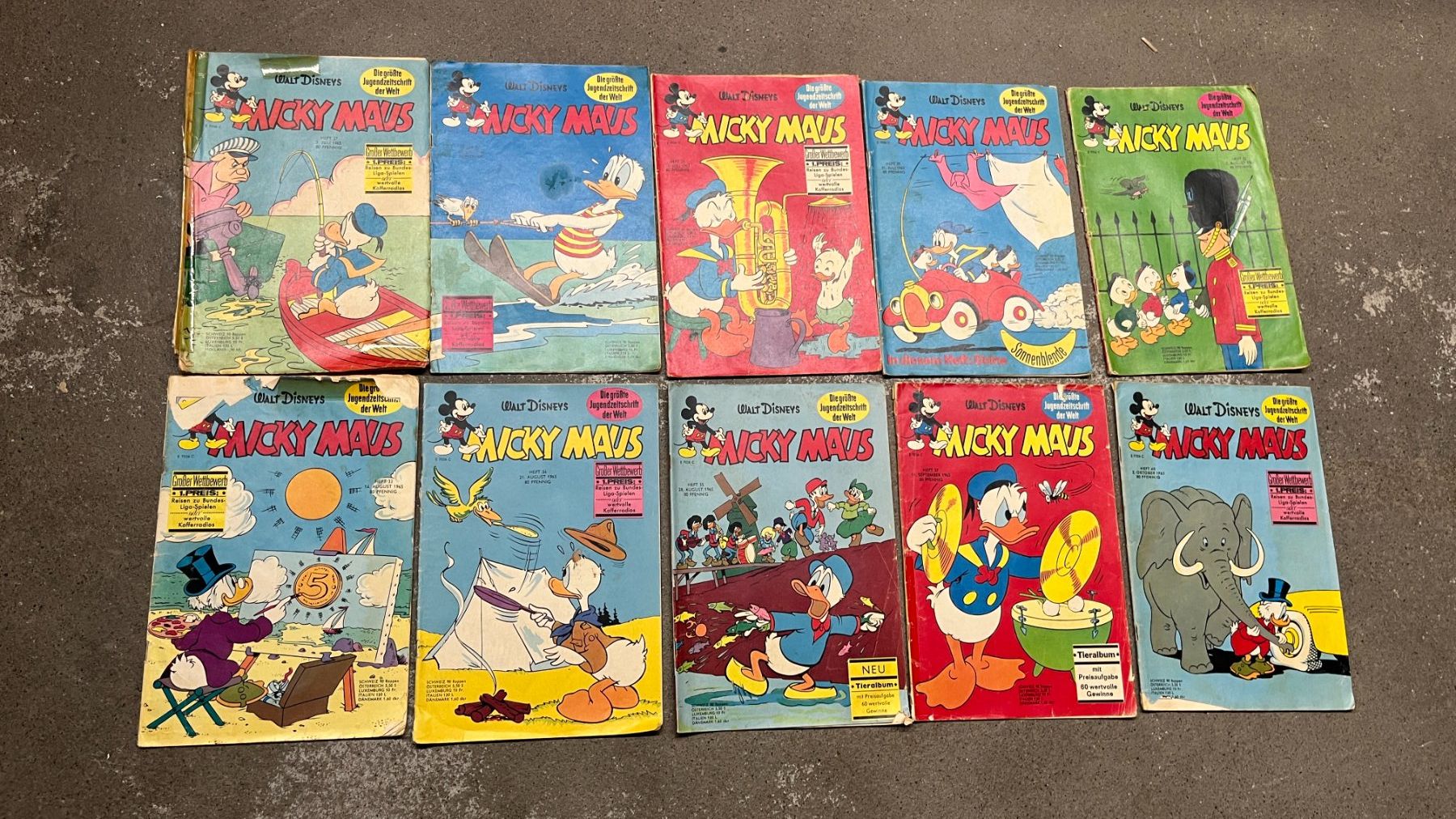 Comics: Micky Maus Hefte 1965, 40 Stück – Gebraucht aus Bern von daskannweg 2