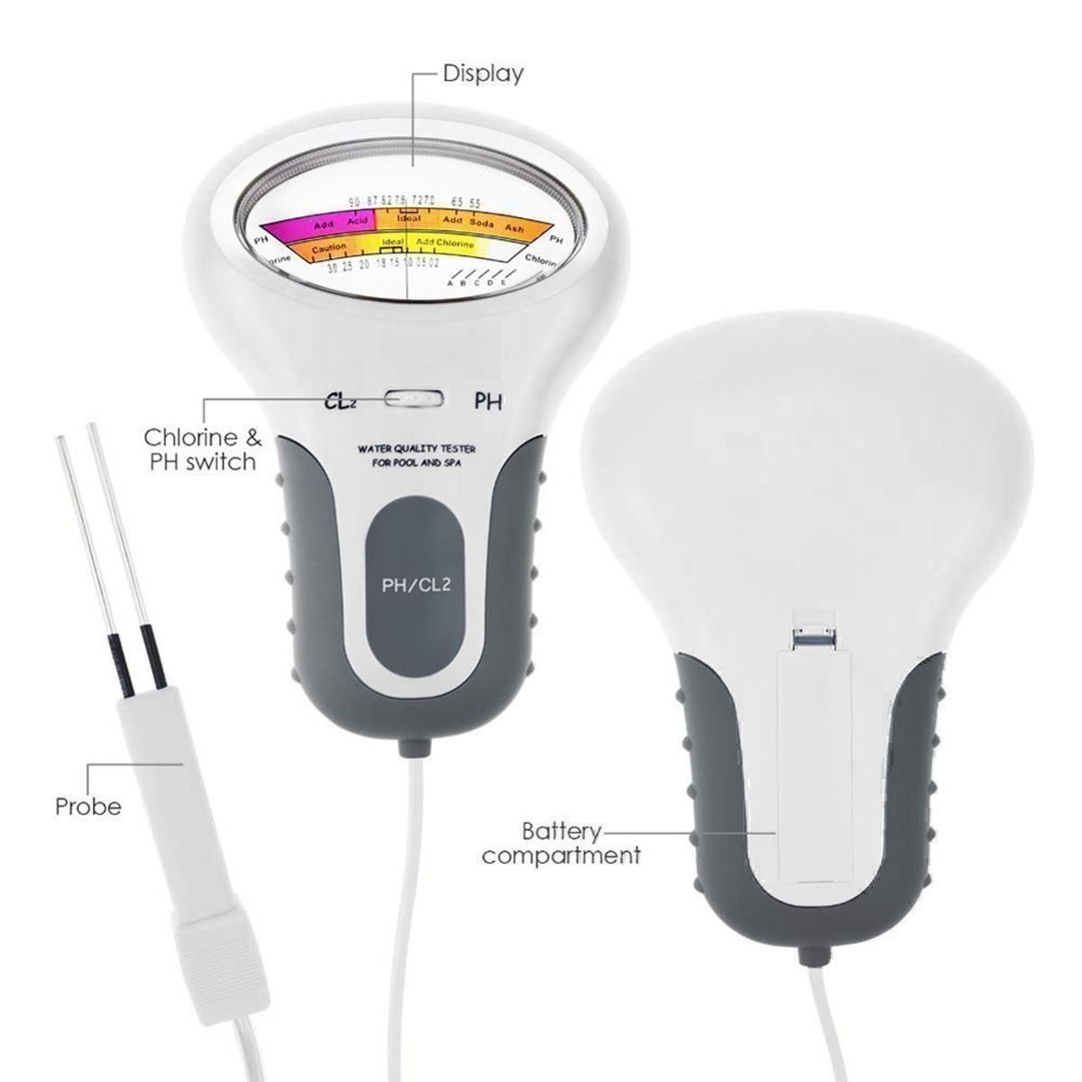 Misurare: Wassertest Pooltest PH Quick Test Wasser – Nuovo (secondo la descrizione) da Thun venduto da Laoye 5
