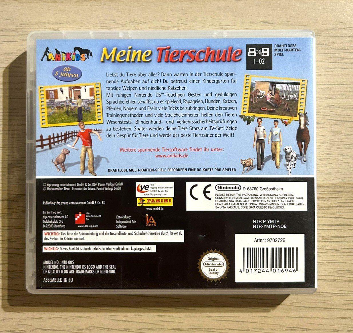 Nintendo Giochi: Meine Tierschule Nintendo DS – Usato da St. Gallen venduto da Alpine.Arcade 1