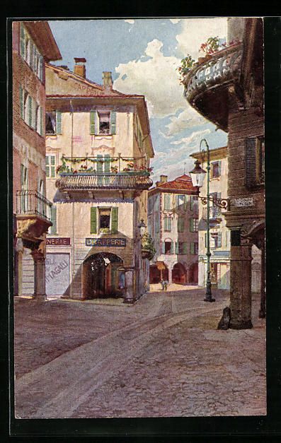 Cartoline postali: Lugano, Piazza Emilio Maraini – Usato da Berlin venduto da bartko-reher