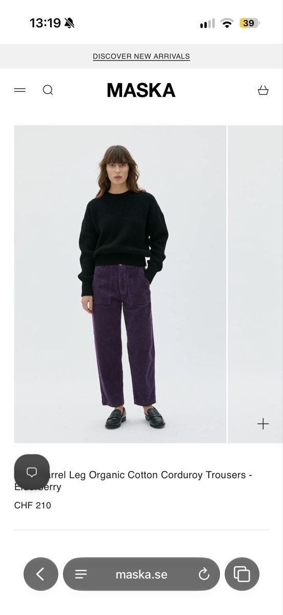 Pantaloni: Maska Ruth trousers S – Nuovo (secondo la descrizione) da Bern venduto da Schris08 2