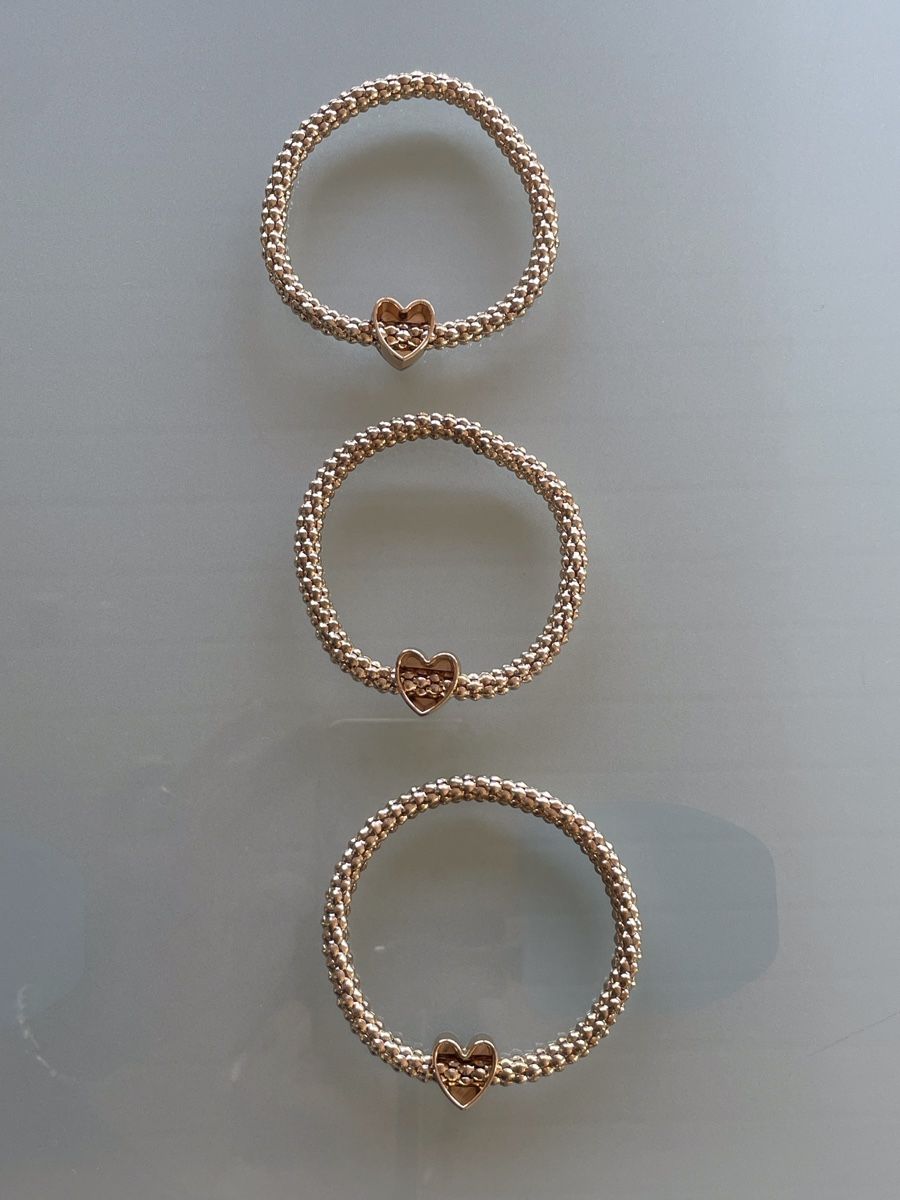 Guess Altri gioielli: Set de 3 bracelets Guess dorés cœurs - neufs – Nuovo e nell'imballaggio originale da Vuadens venduto da Nina11 6