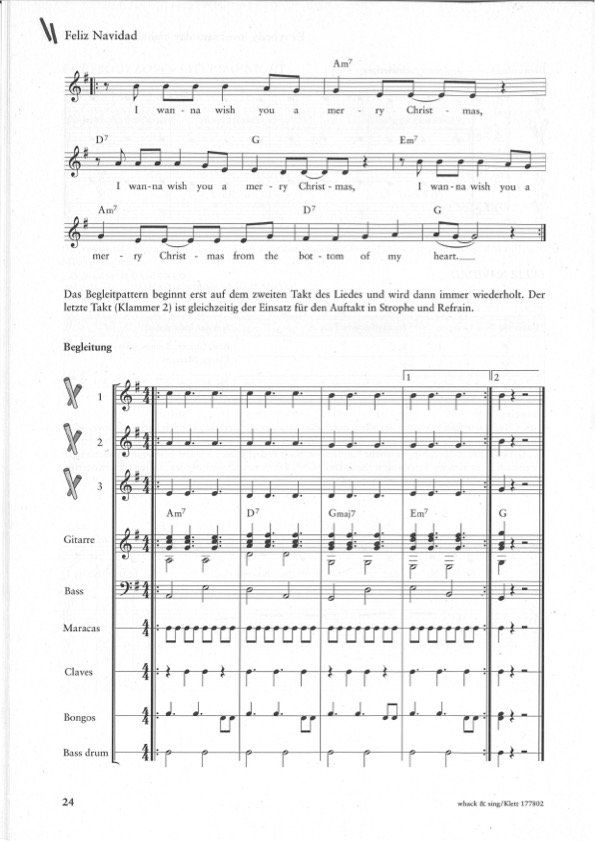 Libri: Whack & Sing • Boomwhackers zur Liedbegleitung • Heft mit CD – Usato da Niederrohrdorf venduto da Robinia 2