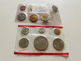 2 x Münzsatz USA LIberty 1976 eingeschweisst Kanada 1996 TOP