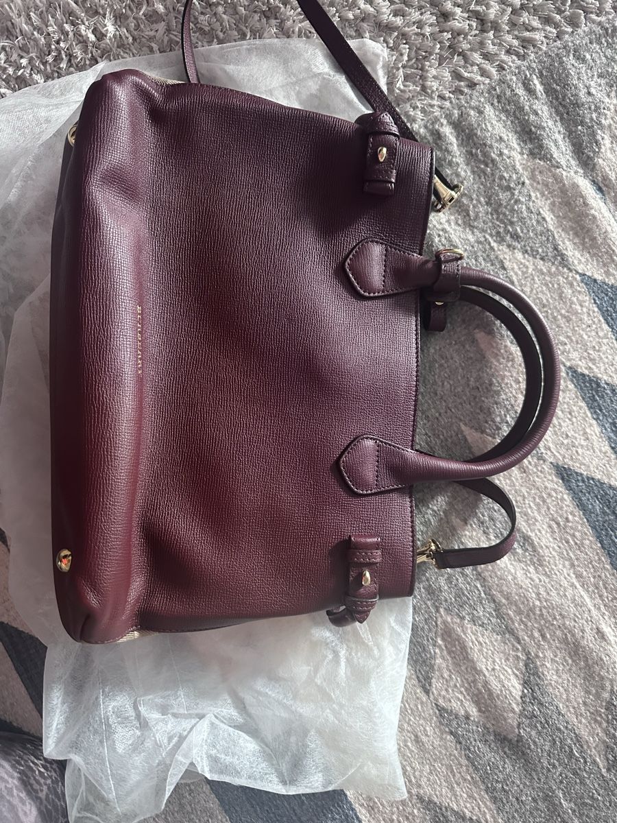 Burberry Borse da donna: Burberry bag - Banner leather and canvas – Usato da Laupen BE venduto da Smythe 5