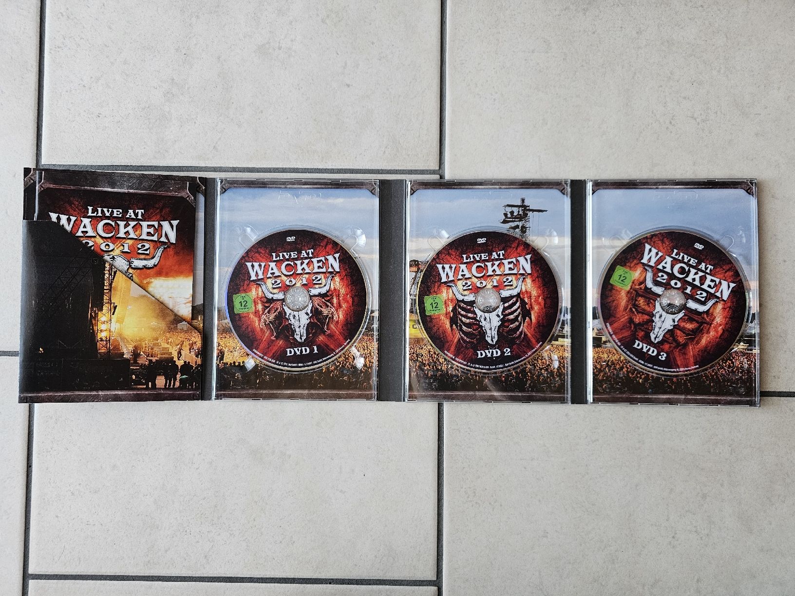 Alle DVDs: LIVE At Wacken 2012  -  23 Years  /  3 DVD's – Gebraucht aus Schneisingen von backstore24 2