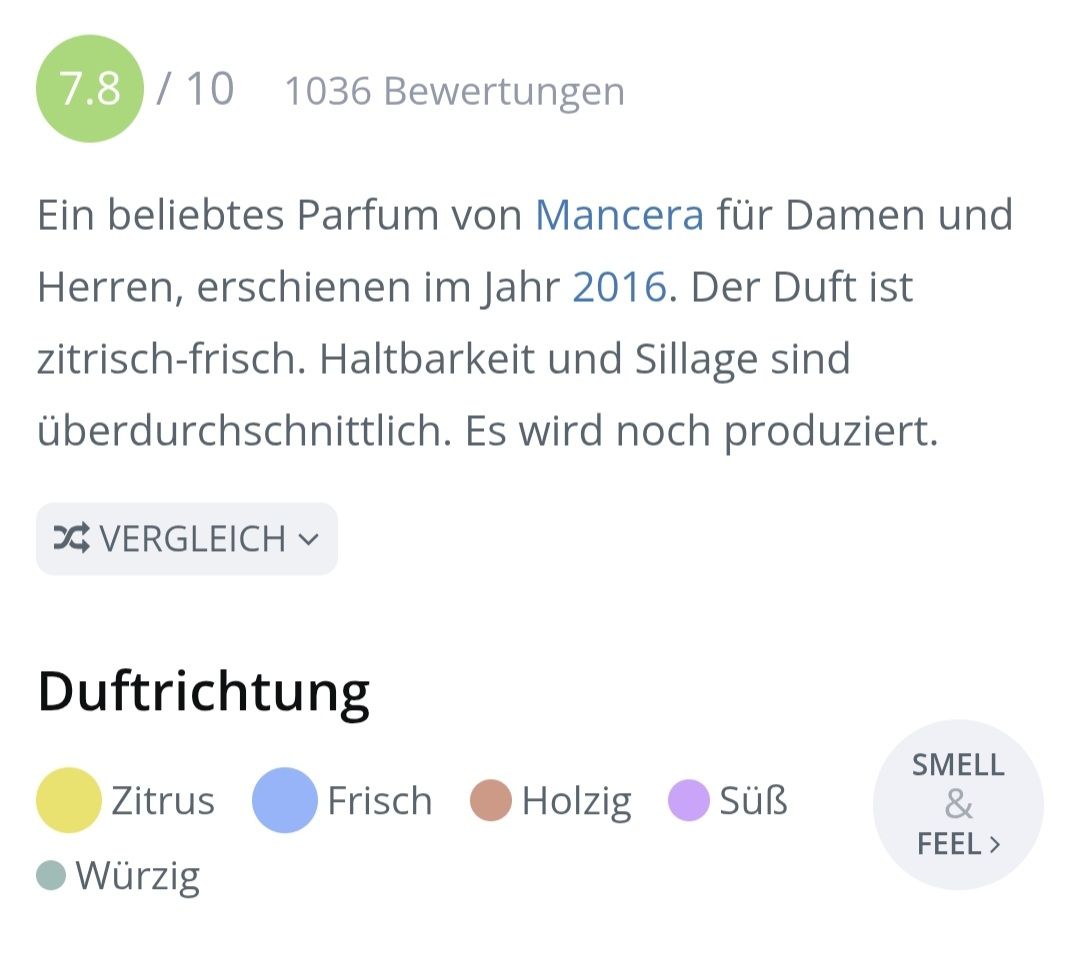 Mancera Parfum & Eau de Toilette: 2 ml AOUD LEMON MINT MANCERA ABFÜLLUNG – Neu (gemäss Beschreibung) aus St. Gallen von CaliSunshine 2