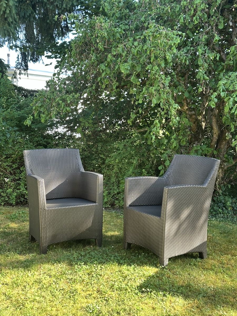 Dedon Set di tavolo e panche: Original Dedon Furniture Set – Usato da Uhwiesen venduto da CelineDior 8