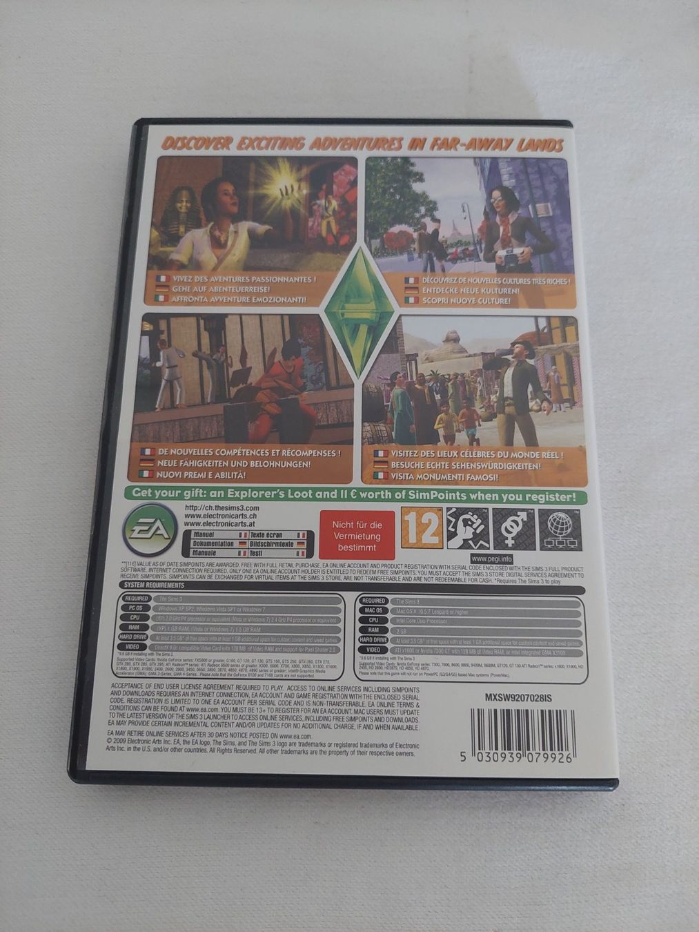 Spiele: Die Sims 3 Reiseabenteuer (World Adventures) – Gebraucht aus Köniz von Gamecollect 2