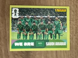 Panini FIFA WM 2026 Sticker Saudi Arabien KSA 13