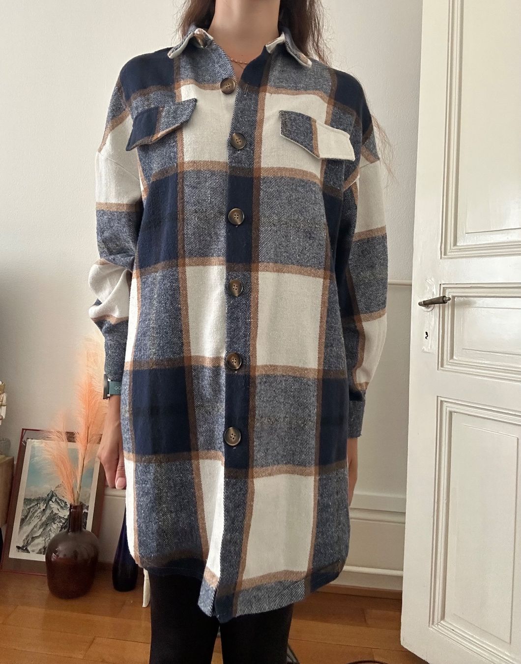 Giacche: Stylish Plaid Wool Jacket - Perfect for Autumn Days! – Usato da Lausanne venduto da dre_th8k 3