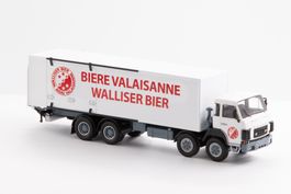Saurer 8x4 Walliser Bier mit Kofferaufbau Mst.1/50