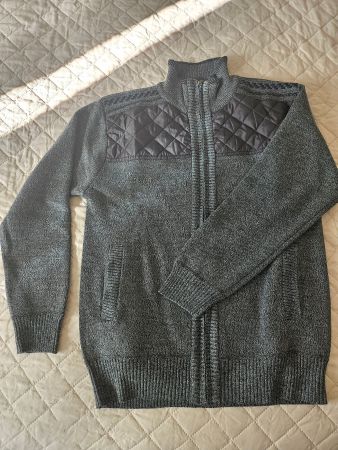 Herren Strickcardigan mi mit tasche auf der V.-seite, Gr M/L