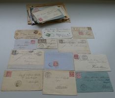 1866-1991, ALTSCHWEIZ Briefelot: 66 Frankaturen, vielfältig!