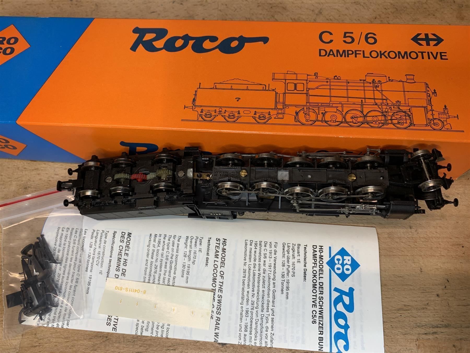 Roco Modellini di ferrovie: Roco 04111 Dampflok 5/6 SBB = – Usato da Hauterive NE venduto da eriamch 3