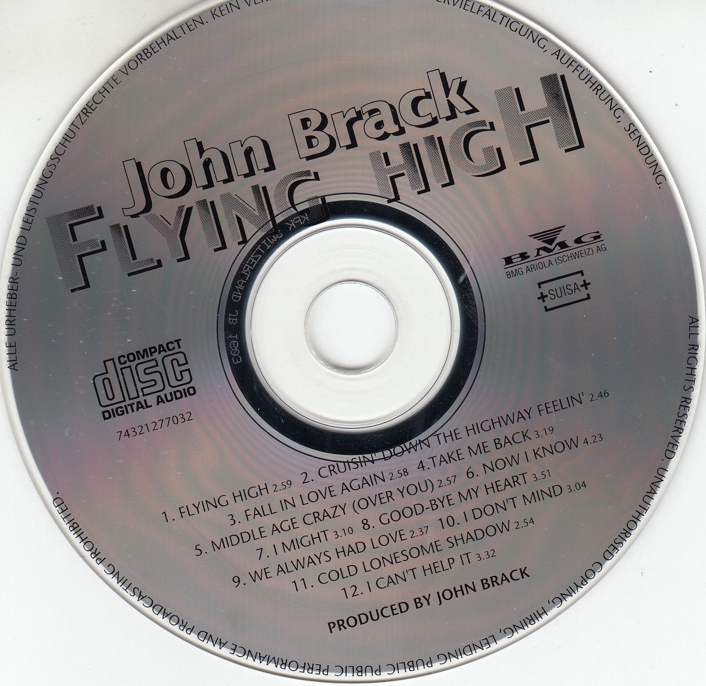 CD: John Brack Flying High CD mit 12 Titel mit Autogramm – Usato da Spreitenbach venduto da Turbo_1105 2