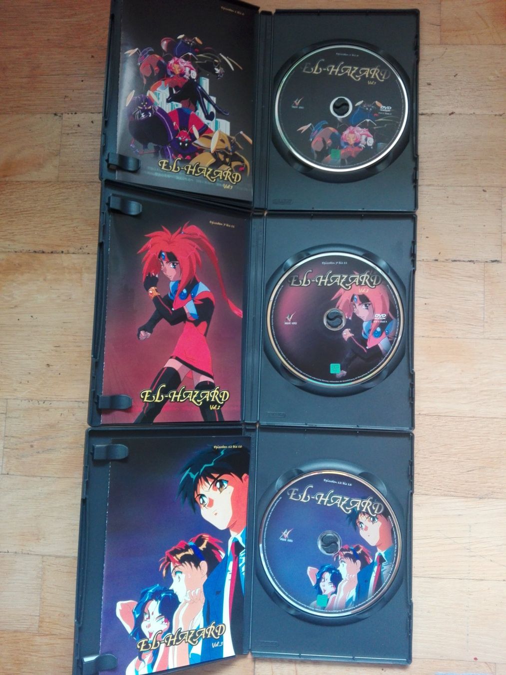Tutti i DVDs: El-Hazard  (Vol. 1-3)             -Japanisch \ Ut: deutsch- – Usato da St. Gallen venduto da elkapone 2