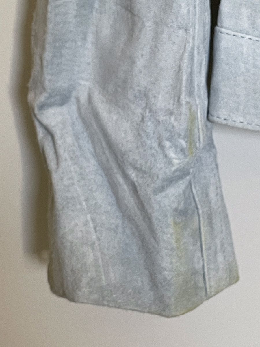 Giacche: Veste en daim bleu clair taille 40 – Usato da Vuadens venduto da Nina11 7