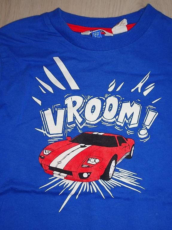 Camicie, T-shirt & Polo: Langarmshirt Gr. 122 Auto Kids – Usato da Urdorf venduto da mybulu 1