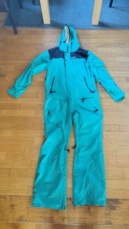 Overall türkis schwarz Grösse L