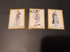Timbres Hellas costumes traditionnels - Collection été!