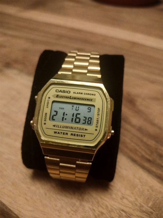 Casio A168 in Gold | Kaufen auf Ricardo