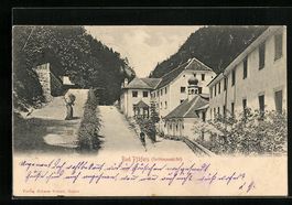 Bad Pfäfers, Strassenpartie in der Orts