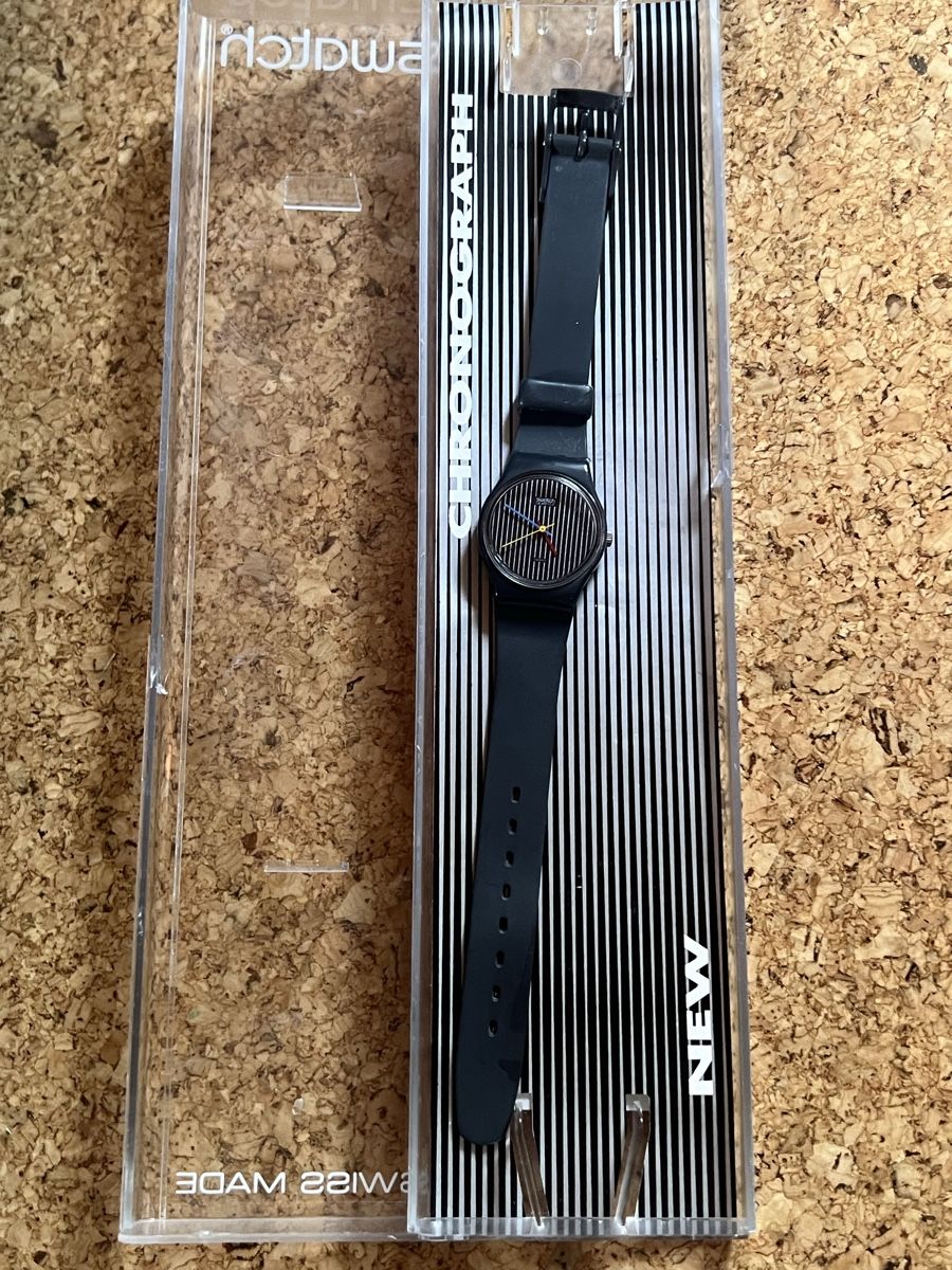 Swatch Uhren: Swatch Uhr Schwarz LADY – Gebraucht aus Basel von bellespirit 7