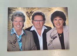 LG/ Original Autogrammkarte Die Flippers DE Schlagerband