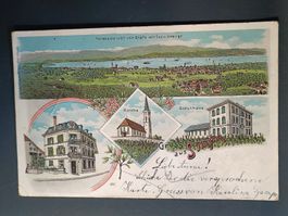 Litho PK / Gruss aus Stäfa - Gelaufen 1902