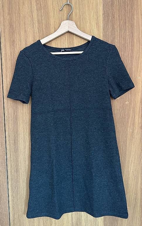 Zara Vestiti: dunkelgraues Kleid – Usato da Gais venduto da T_iziana