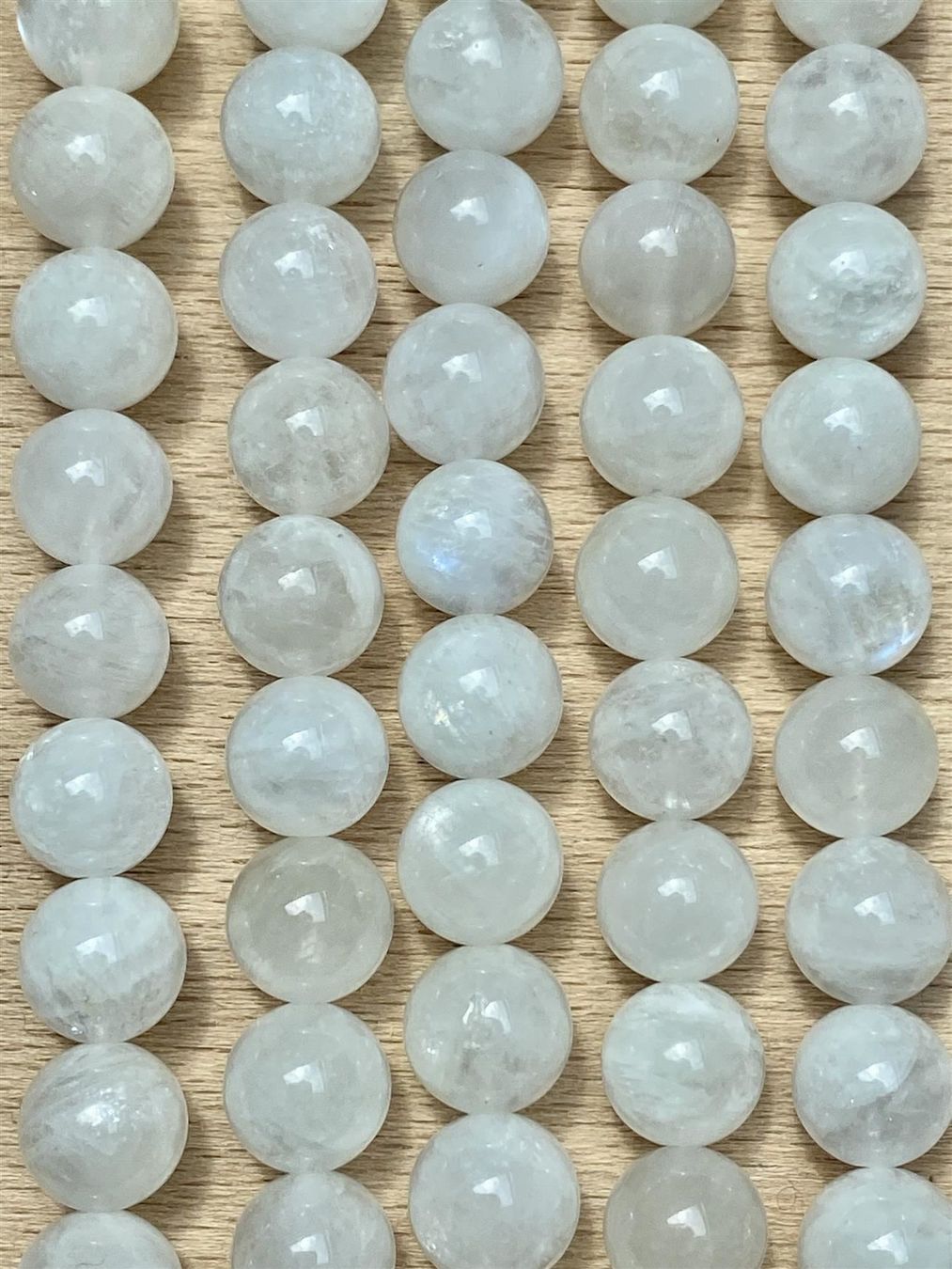 Pierres précieuses: Strang echte Moonstone beads 8 mm Level 1 – Neuf avec emballage d'origine à Niederrohrdorf par Ytobi