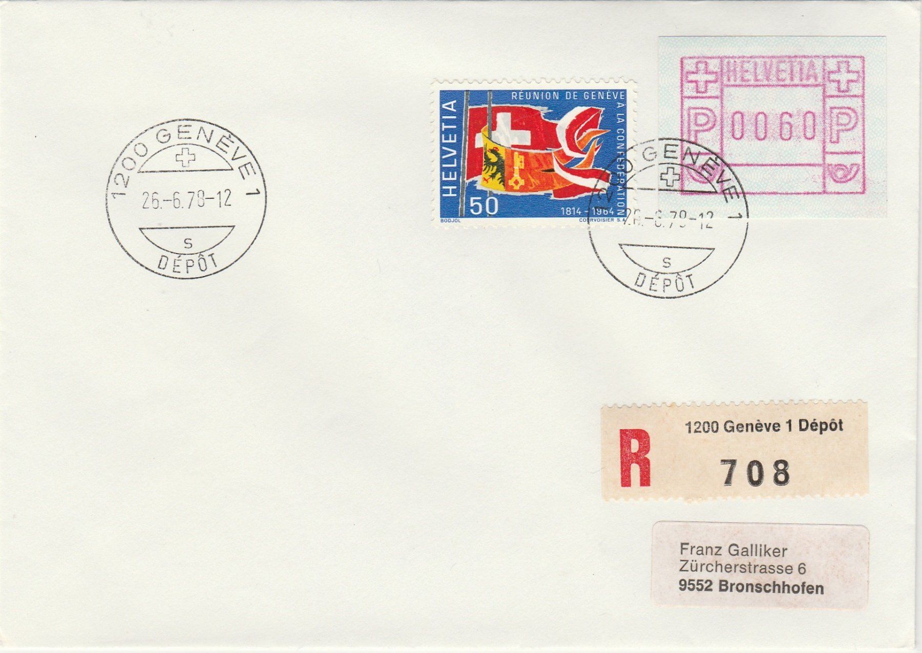 Tous les timbres: Nr.  2 FDC – D'occasion à Oberglatt ZH par Wiedmi6