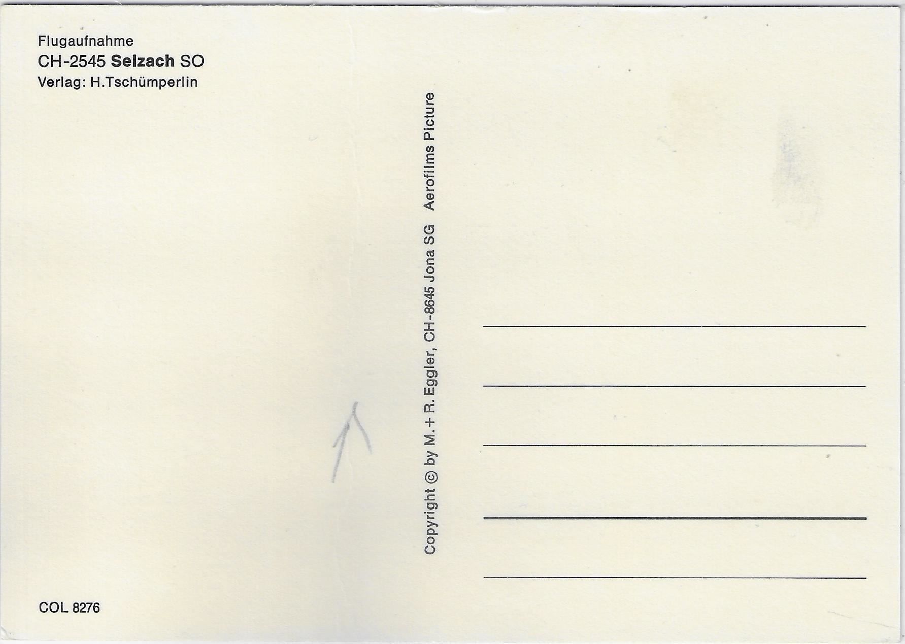 Cartoline postali: Flugaufnahme Selzach SO – Difettoso da Ettingen venduto da Kartenplanet 1