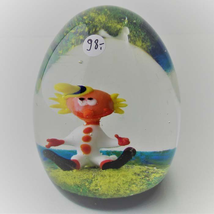 Murano Figuren: Murano Glas Briefbeschwerer Pinocchio Ferro-Lazzarini – Neu (gemäss Beschreibung) aus Stein am Rhein von Vitrum8260